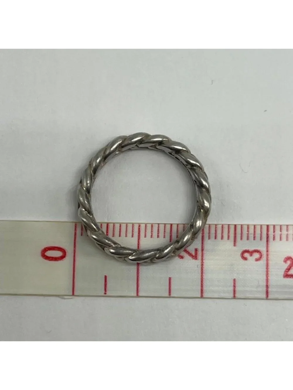 Tiffany & Co Braided Ring 925 Sterling Silver Vintage
